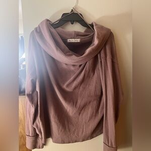 Free People Cowl Neck Top XL